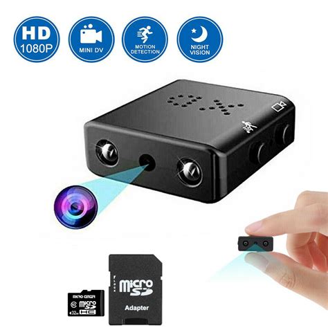 Buy 1080HD Mini Hidden Spy Cam Motion Detection Home Security ...