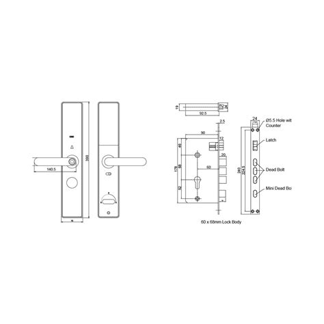 Ozone OZ-FDL-02-LIFE-NXT-i Morphy NXT-2 Wi-Fi Smart Door Lock with 4-w ...