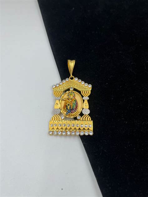 1 GRAM GOLD FORMING RADHA KRISHNA PENDANT FOR MEN DESIGN A-183 – Radhe ...