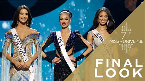 71st MISS UNIVERSE - Top 3 FINAL LOOK! | Miss Universe