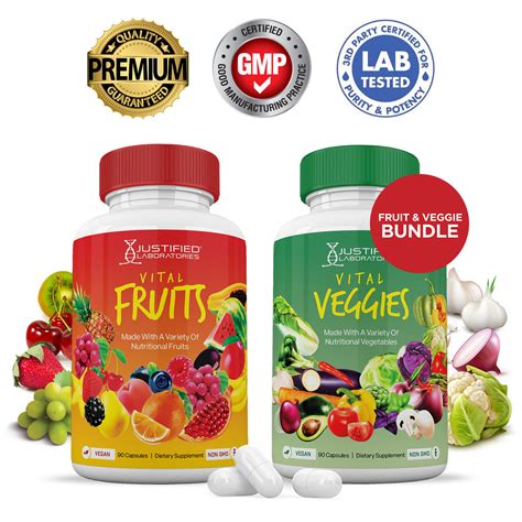 Vital Fruits & Veggies Supplement Set – Justified Laboratories
