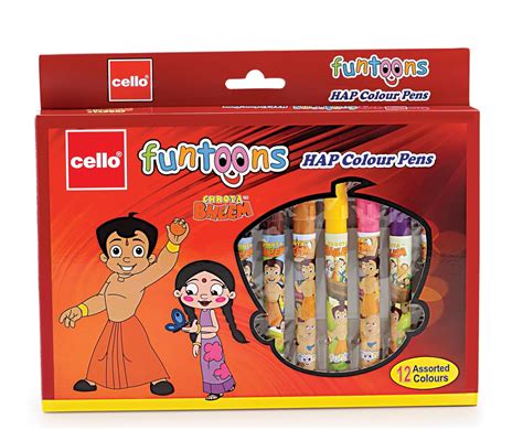 Cello Hap Chhotta Bheem Sketch Pen Set - Pack of 12 (Multicolor ...