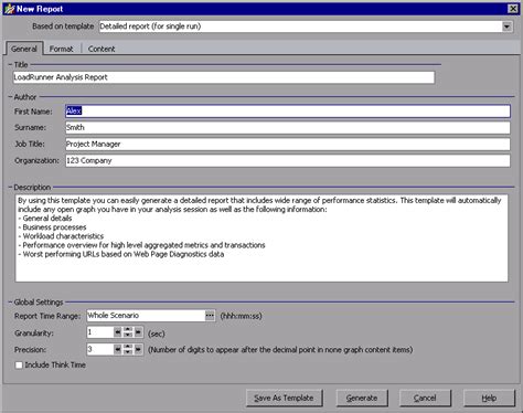 Image result for LoadRunner Report