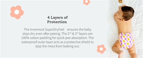 SuperBottoms Dry Feel Padded Langot - Pack of 3- Cotton Langot |Cloth ...