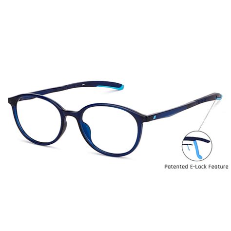 Buy Blue Full Rim Round New Balance Air Fusion NB E13650-C2 Eyeglasses ...
