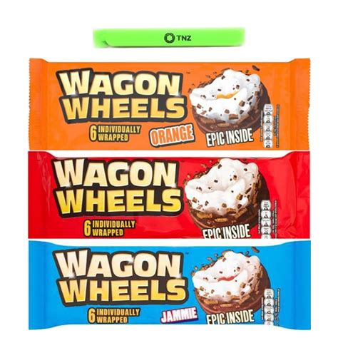 Buy Wagon Wheel Chocolate Biscuits Bundle, Wagon Wheels Original 6 Pack ...