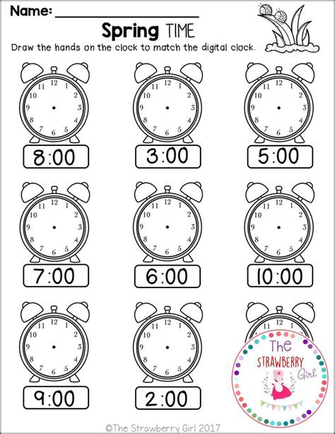 Spring Time Math Worksheets 的图像结果