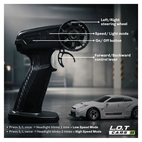 L.O.T Cars Nitro - 1:64 Scale Mini RC Drift Car - Race Grey – Krazy ...