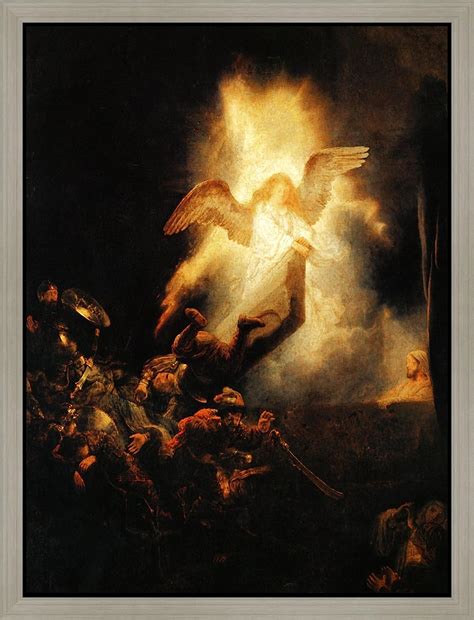 Green Leaf Art 11" by 14" Resurrection by Rembrandt Framed Canvas Art ...