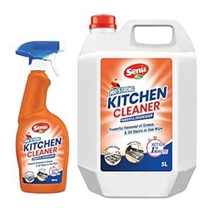 Senu Mr. Strong Kitchen Cleaner QTY : 5000ml+ 600ml Kitchen Heavy Oil ...
