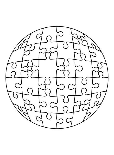 Image result for Puzzle Coloring Pages