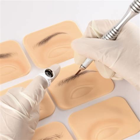Buy ATOMUS 3 Pairs Tattoo Practice Skin for Eyebrows Eyeliner 3D ...