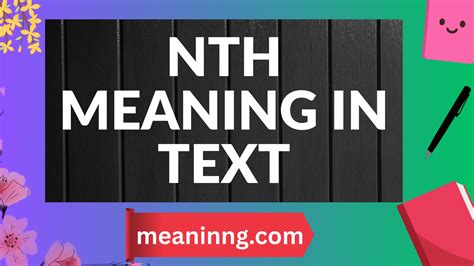 Nth Mean In Texting