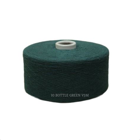 10 Bottle Green Color VSM Cotton Yarn Price-95/Kilogram,10 Bottle Green ...