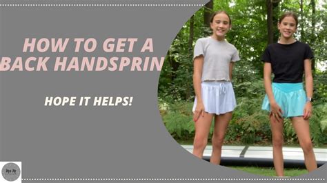 Image result for Back Handspring Tutorial without Spot