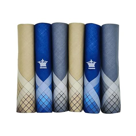 Louis Philippe Men's Cotton Dark Handkerchief (Pack of 6) – INEZY