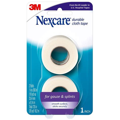 Nexcare Durable Cloth First Aid Tape White | Walgreens