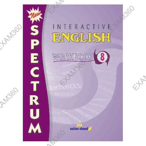 Spectrum Interactive English Work Book Class 8 | By Rajendra Pal ...