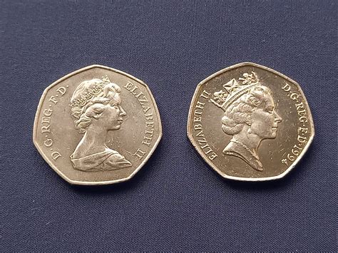 1973 EEC & 1994 Dday 50p / Fifty Pence - Uncirculated - Etsy