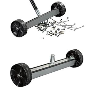 Quick-Release Rolling Magnetic Sweeper, 14-Inch, for Easy Metal Debris ...