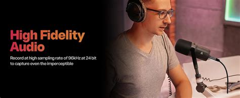 Audio Array AM-C11 XLR/USB Dynamic Podcast Microphone | Built-in ...