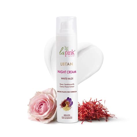 Buy Ubtan Night Cream with White Haldi & Saffron Online In India - La Pink
