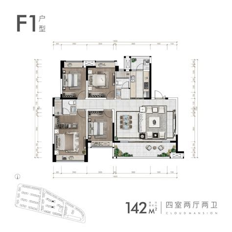 金正缔景城-170平米三居现代风格-谷居家居装修设计效果图
