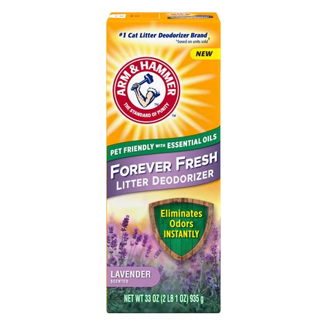 Arm & Hammer Forever Fresh Cat Litter Deodorizer, Pet-Friendly Lavender ...