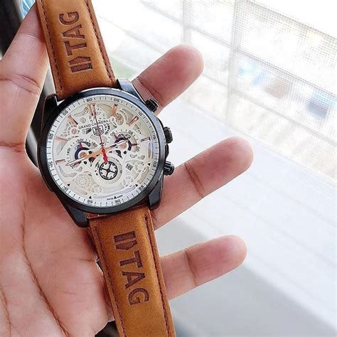 Tagheuer Cr7 Leather Brown Belt – thewatchtime.shop