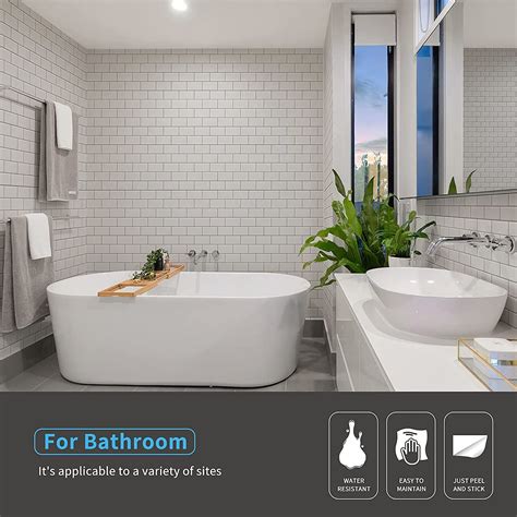 Buy Art3d 10-Sheet Peel and Stick Backsplash, 12 in. x 12 in. Subway 3D ...