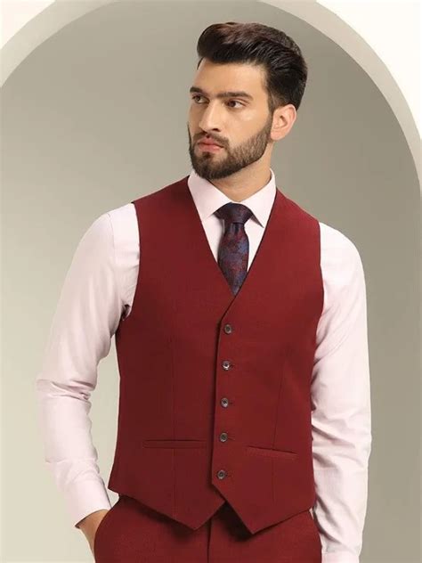 Dacs Inc - Maroon Waist Coat