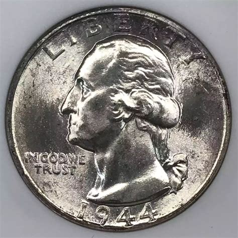 1944 Silver Washington Quarter ANACS MS-65 - Old Pueblo Coin