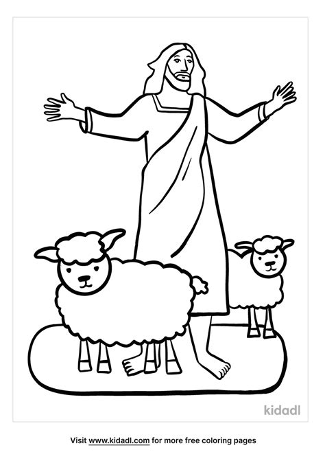 Jesus Lamb Of God Coloring Page
