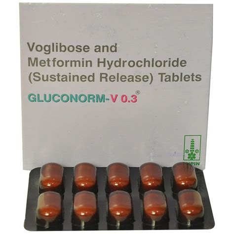 Gluconorm V 0.3 - Strip of 10 Tablets : Amazon.in: Health & Personal Care
