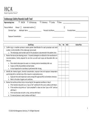 Safety Rounding Acronym Hca - Fill Online, Printable, Fillable, Blank ...