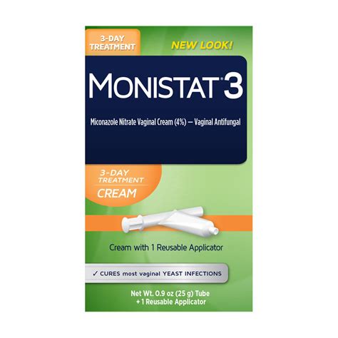 Buy Monistat 3 Day Yeast Infection Treatment for Women, 3 Miconazole ...