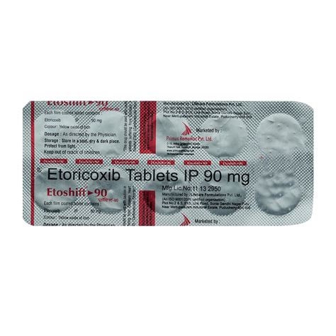 Etoshift-90Mg Tablet | Uses, Side Effects, Price | Apollo Pharmacy