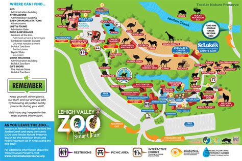 Printable Zoo Map