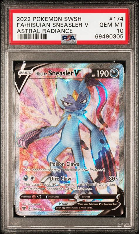 2022 Pokemon Sword & Shield Astral Radiance 174 Full Art/hisuian ...