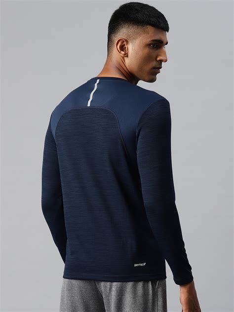 Alcis Men Dry Tech Slim Fit Sports T-shirt with Reflective Detail ...