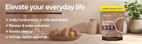 Food Mynk Bamboo Rice (1.5Kg) | Moongil Rice | Moongil Arisi | Wild ...