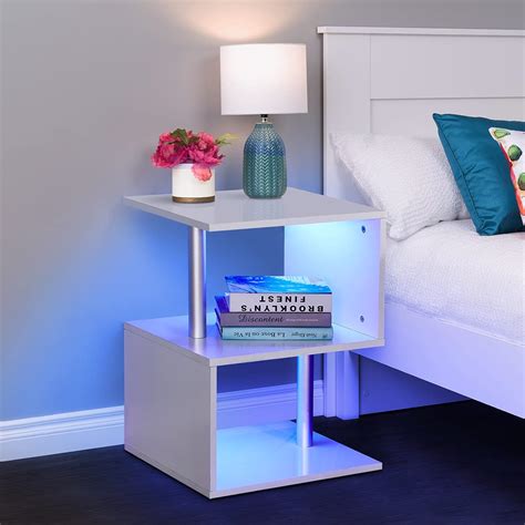 TUKAILAi Small Coffee Table with LED RGB Lights High | Ubuy India