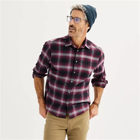 Men's Apt. 9® Premier Flex Standard-Fit Flannel Button-Down Shirt