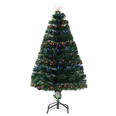 Buy 4 ft. Pre-Lit LED Douglas Fir Artificial Christmas Tree with 130 ...