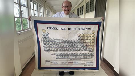Lasallian Brother Completes Cross Stitch Of Periodic Table After Two ...