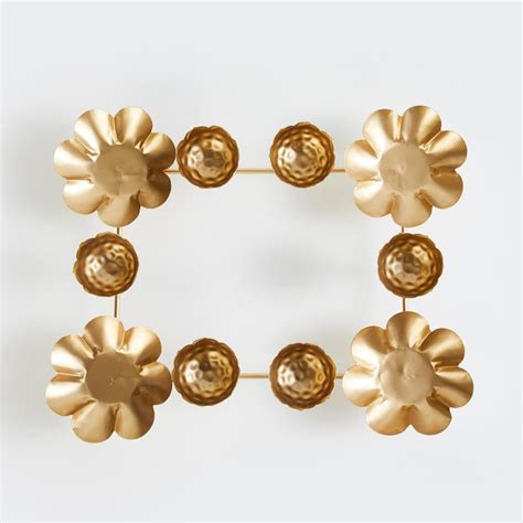 Buy Corsica Kamal Iron Lotus Multi T-Light Holders from Corsica by Home ...