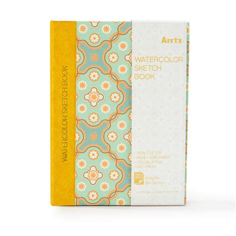 Arrtx Watercolor Sketchbook,100% Cotton Acid-Free 140lb/300gsm Hot ...