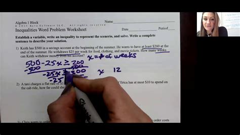 Inequalities Word Problems 的图像结果