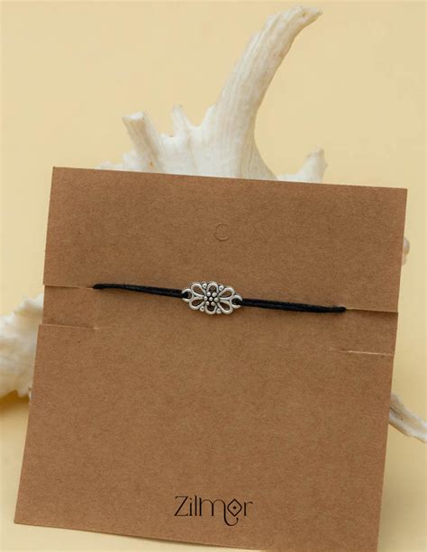 KY101720 - Silver Plated Charm Thread Anklet – Zilmor