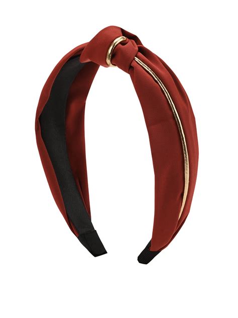 Buy Golden Striped Red Hairband 122099REDNA – KAZO